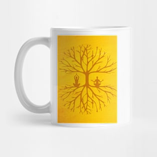 Grounded Trees and Humans Yoga Canvas Graphic Mug